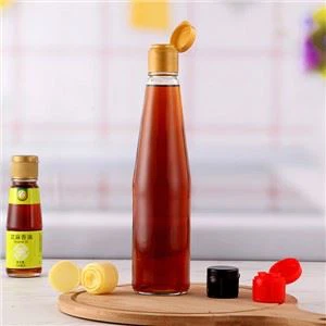 Garrafa de óleo de cozinha de 430 ml com tampa